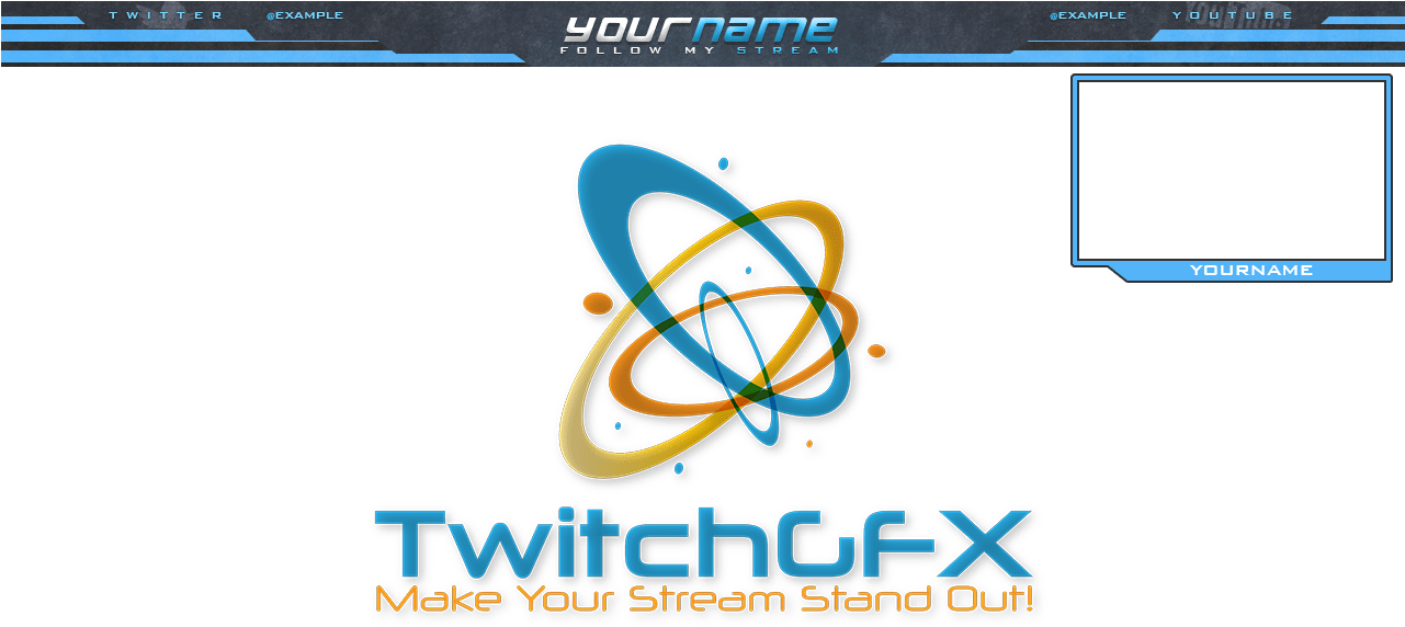 Twitch G F X_ Stream Overlay_ Template PNG