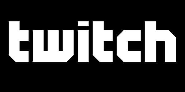 Twitch Logo Blackand White PNG