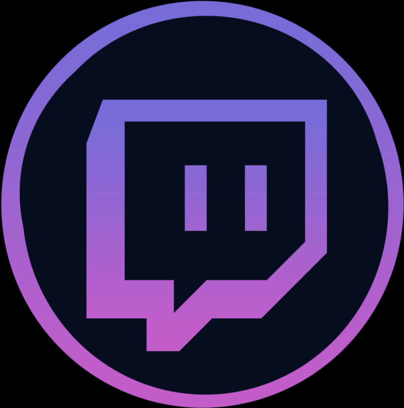 Twitch Logo Glitch Icon PNG