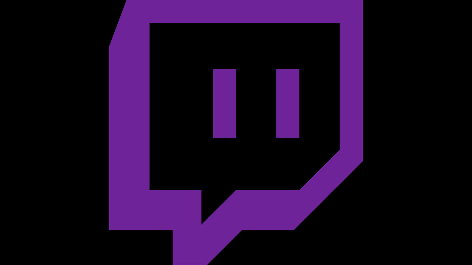 Twitch Logo Purple Background PNG