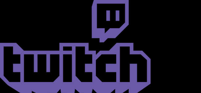 Twitch Logo Purple Background PNG