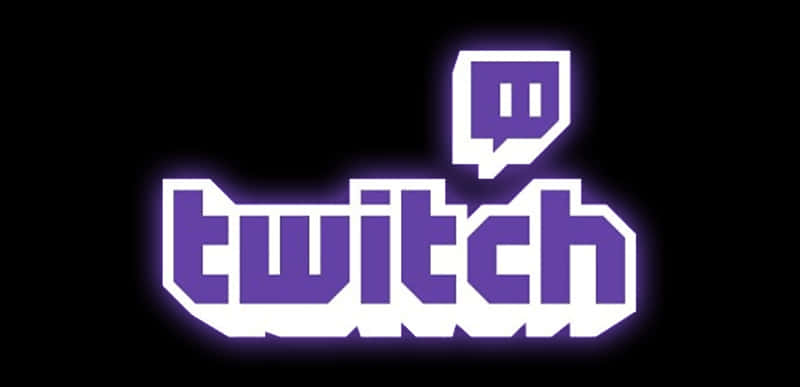 Twitch Logo Purple Glitch Effect PNG
