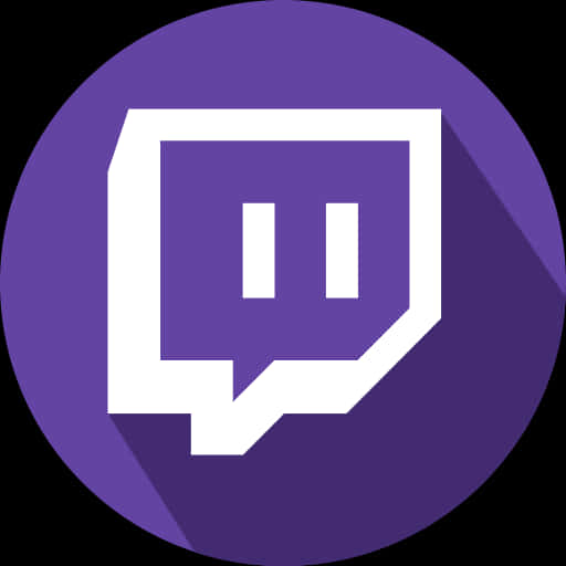Twitch Logo Purple Glitch Icon PNG