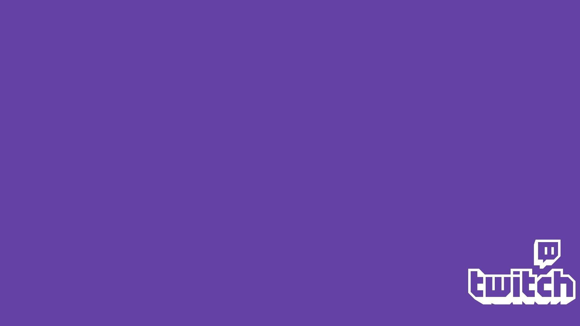 Twitch Minimalism Purple Art Wallpaper