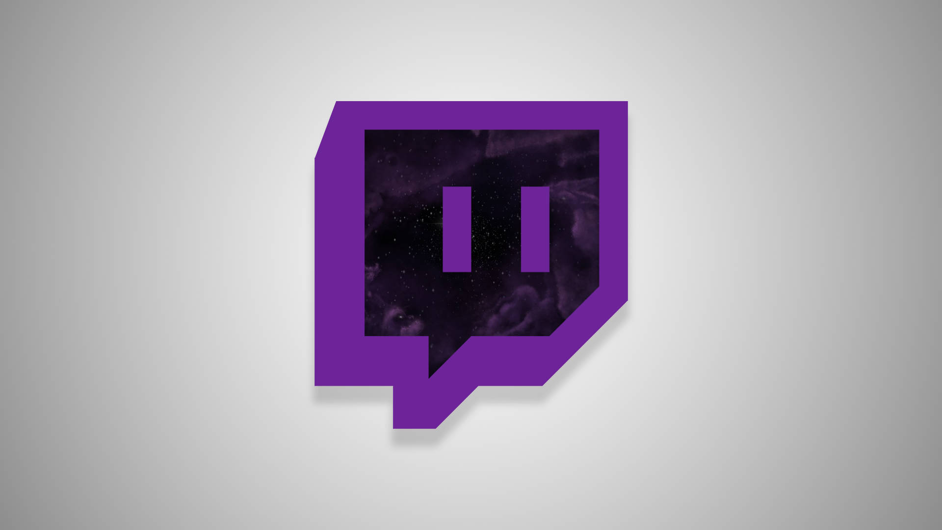 Twitch Purple Black Logo Wallpaper
