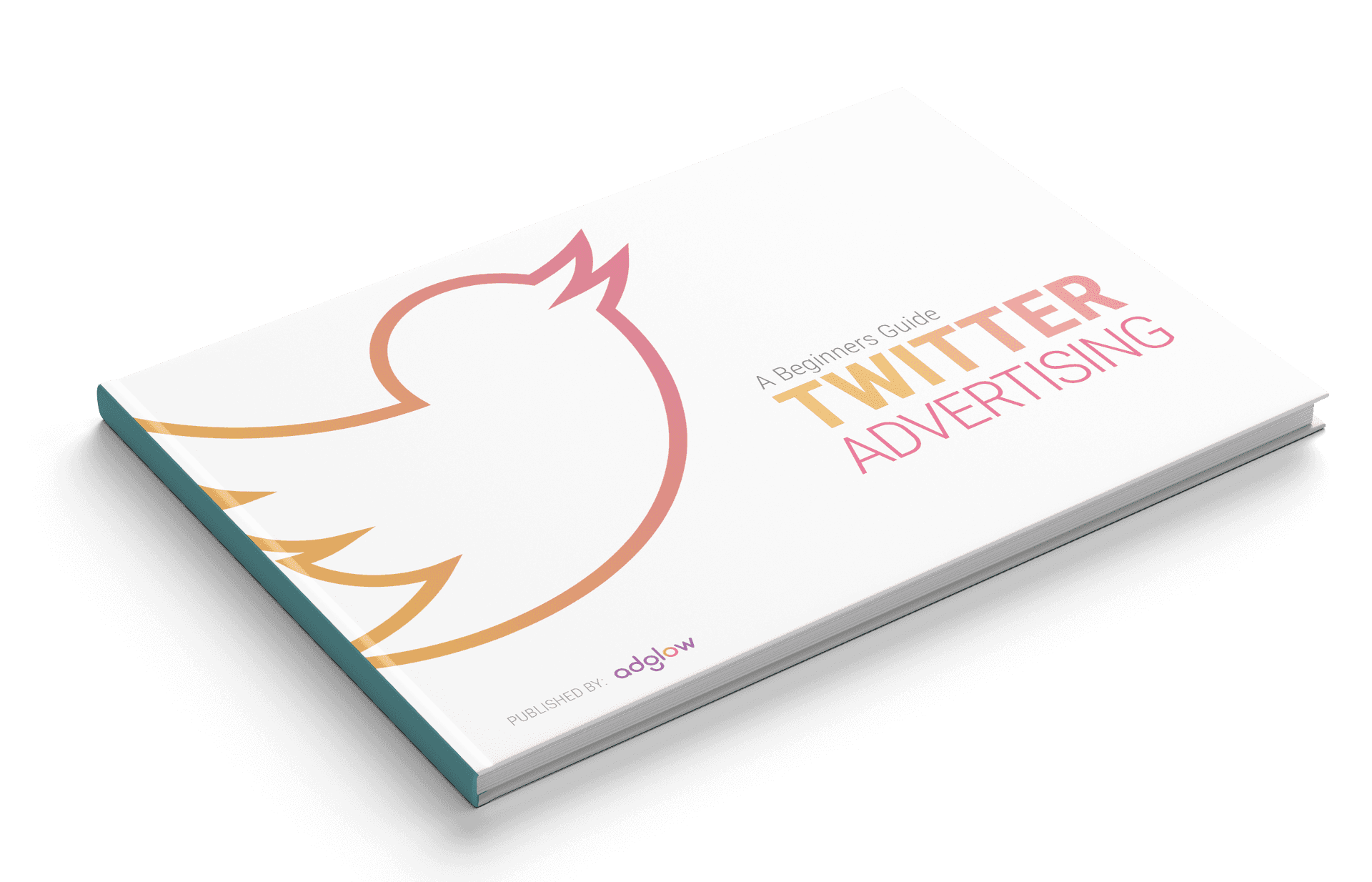 Twitter Advertising Guide Book Cover PNG