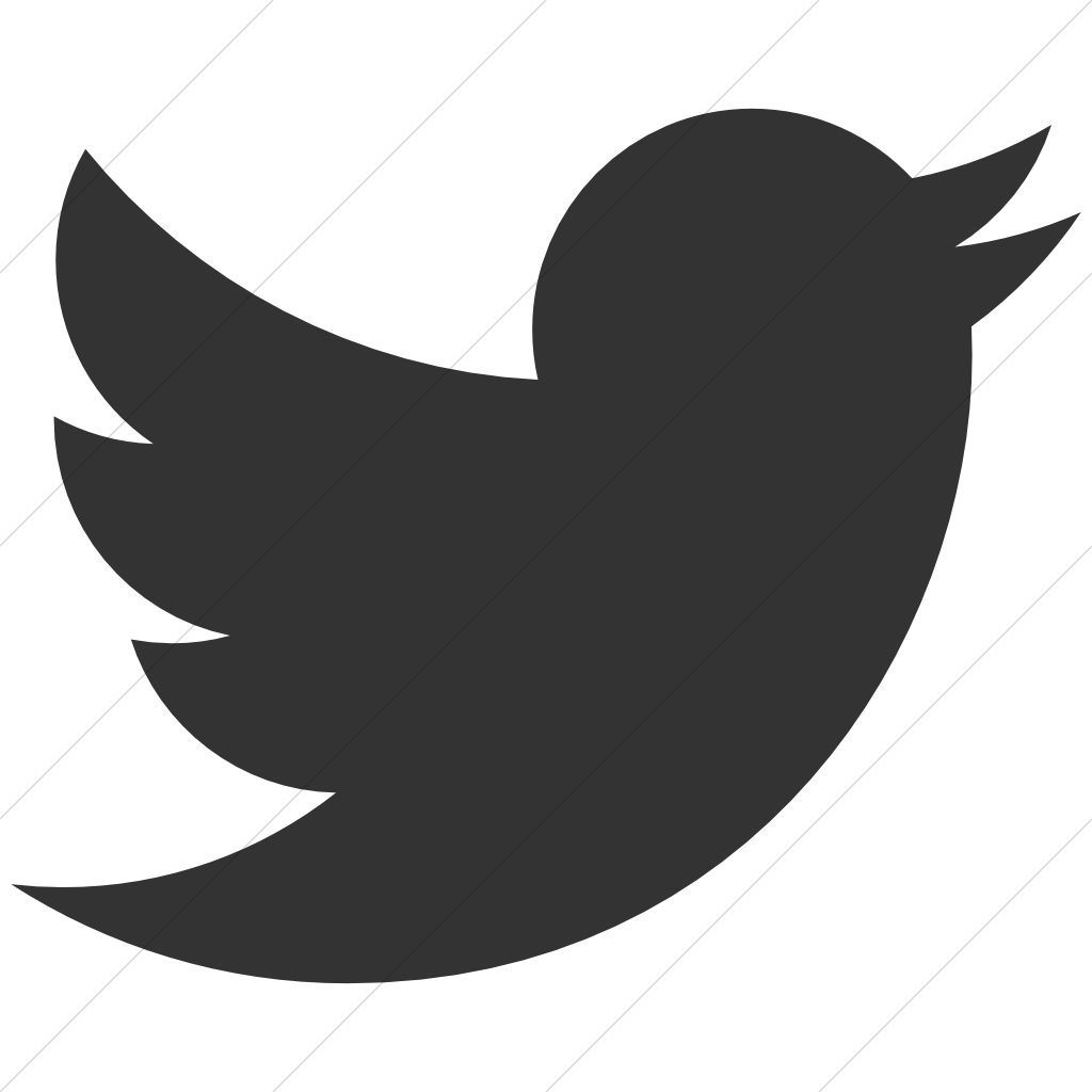 Twitter Bird Silhouette Icon PNG