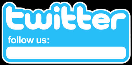 Twitter Follow Us Button PNG