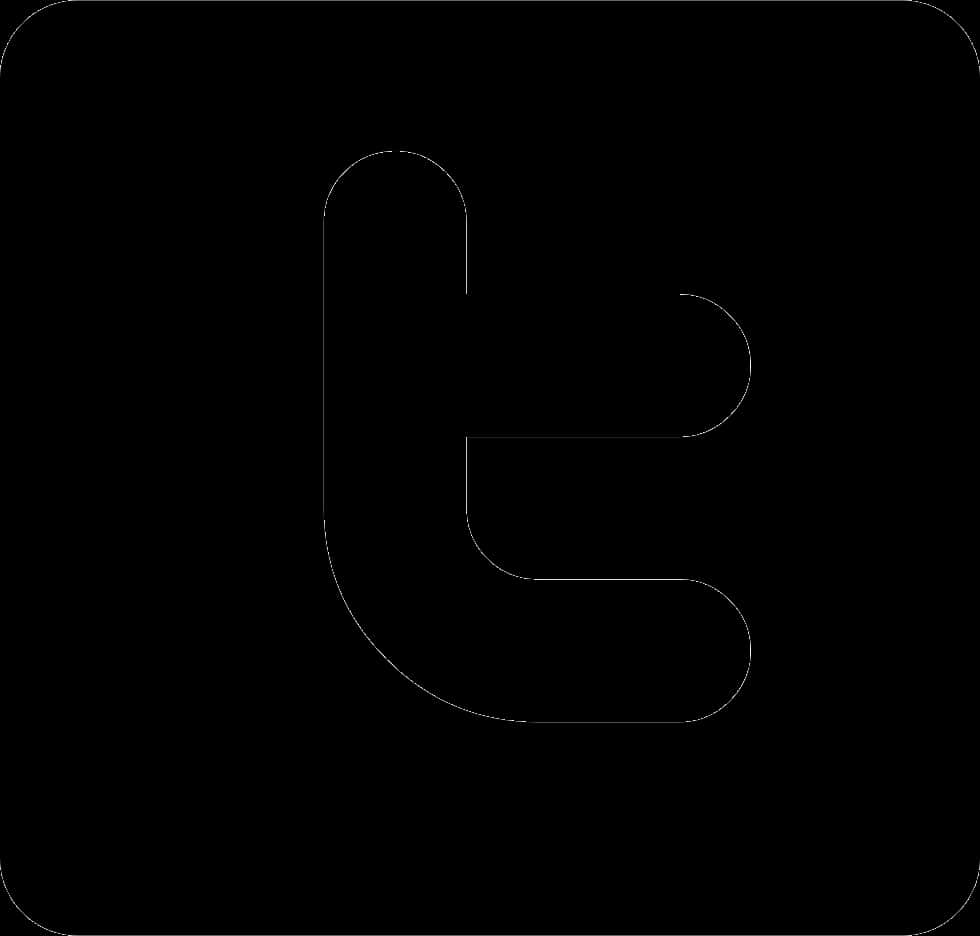 Twitter Logo Black Silhouette PNG