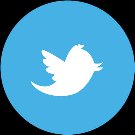 Twitter Logo Blue Background PNG
