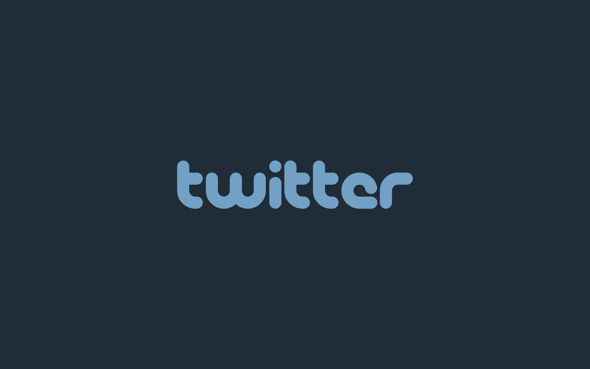 Twitter Logo Dark Background