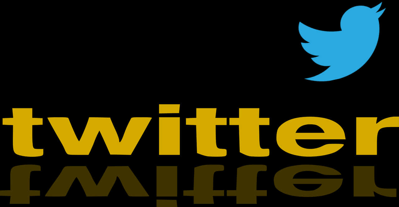 Twitter Logo Reflection PNG