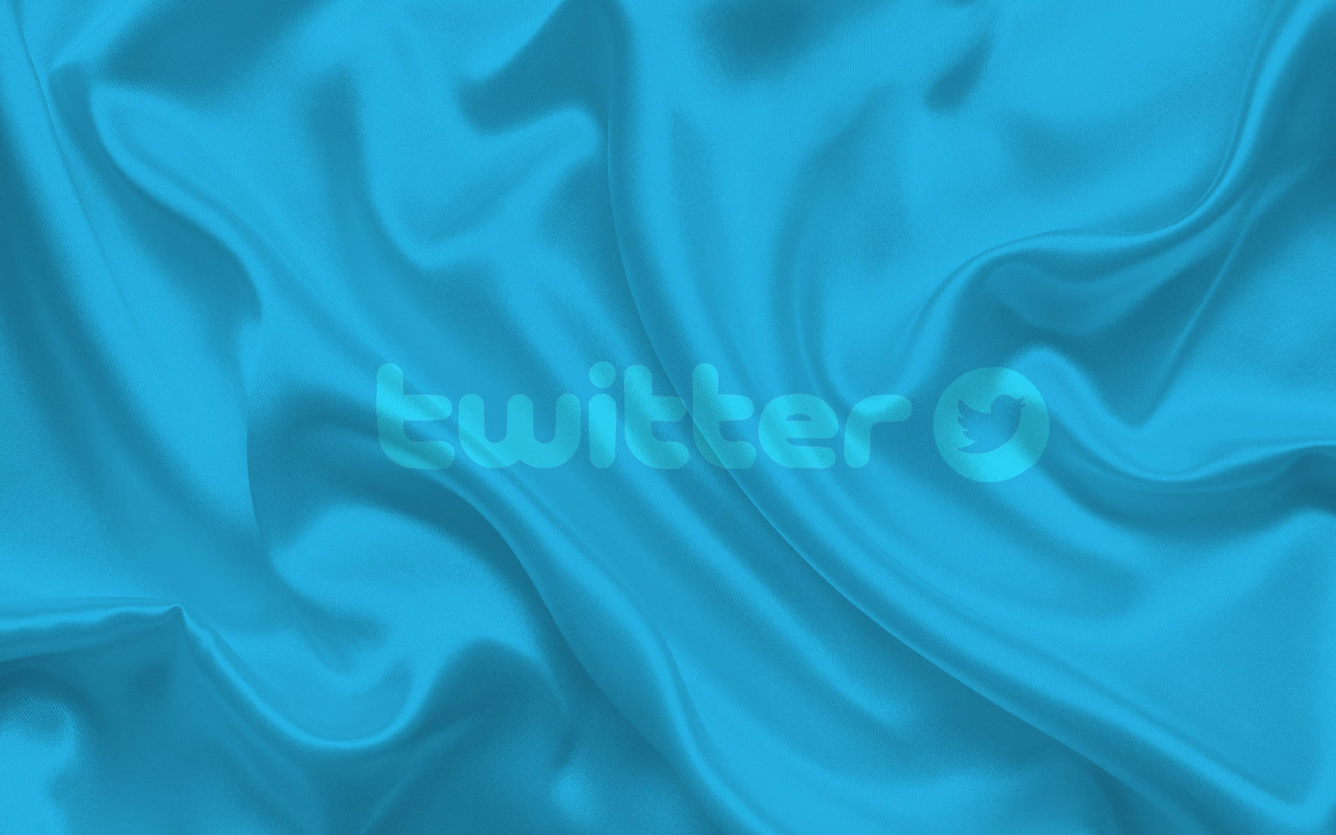Twitter Satin Blue Wallpaper
