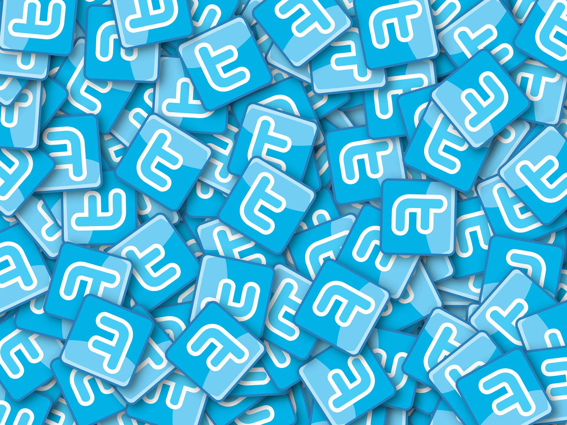 Twitter T Logo Pattern Wallpaper