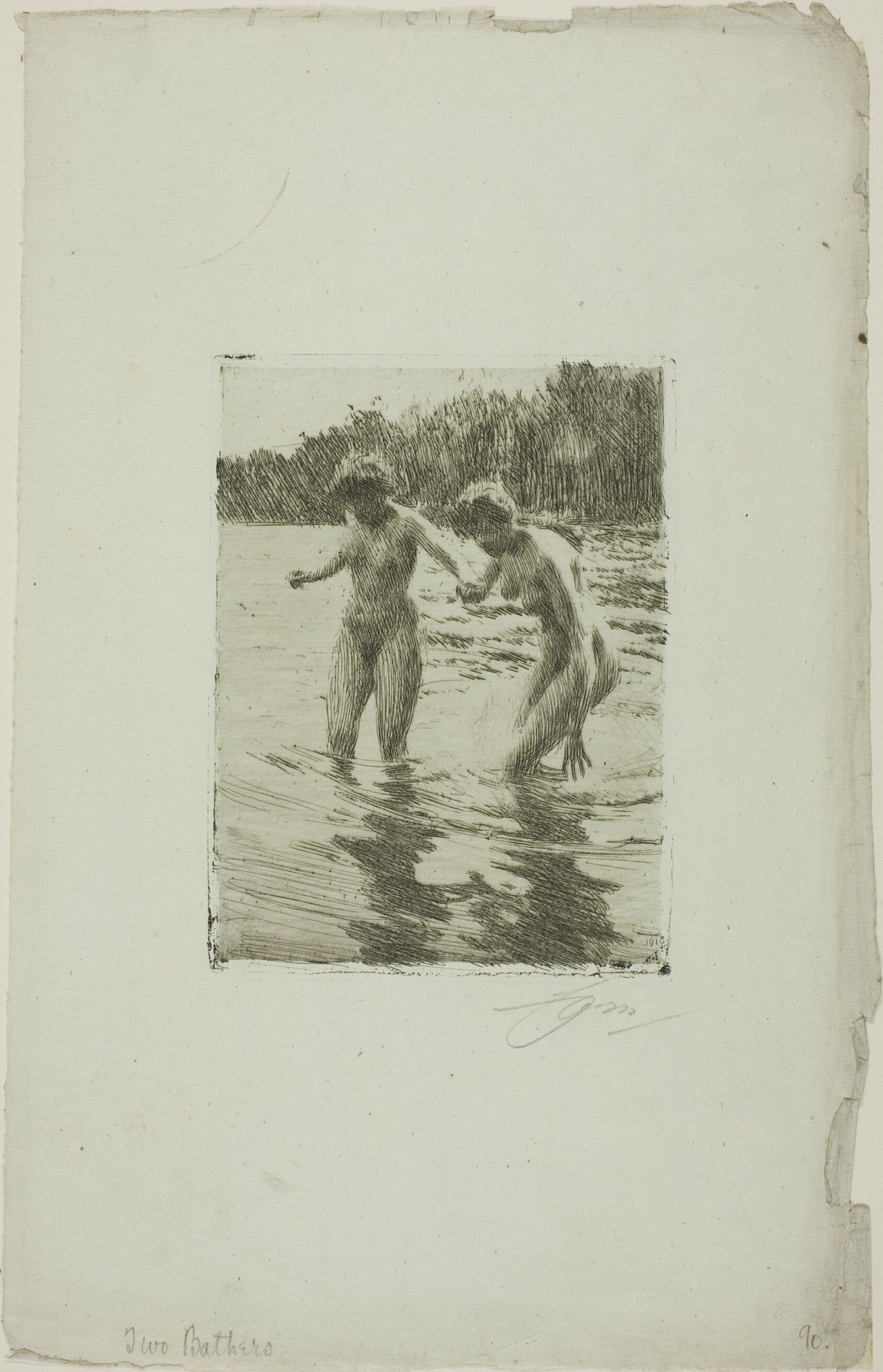 Two Bathers Wallpaper