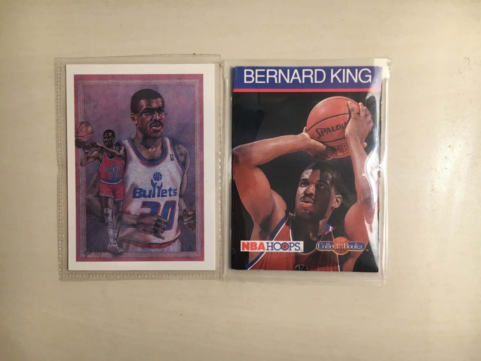 Två Bernard King Sports Card Skulle Göra Sig Väldigt Bra Som Datorbakgrundsbild. Wallpaper