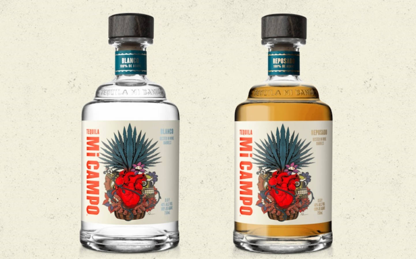 Two Bottles Mi Campo Tequila Wallpaper
