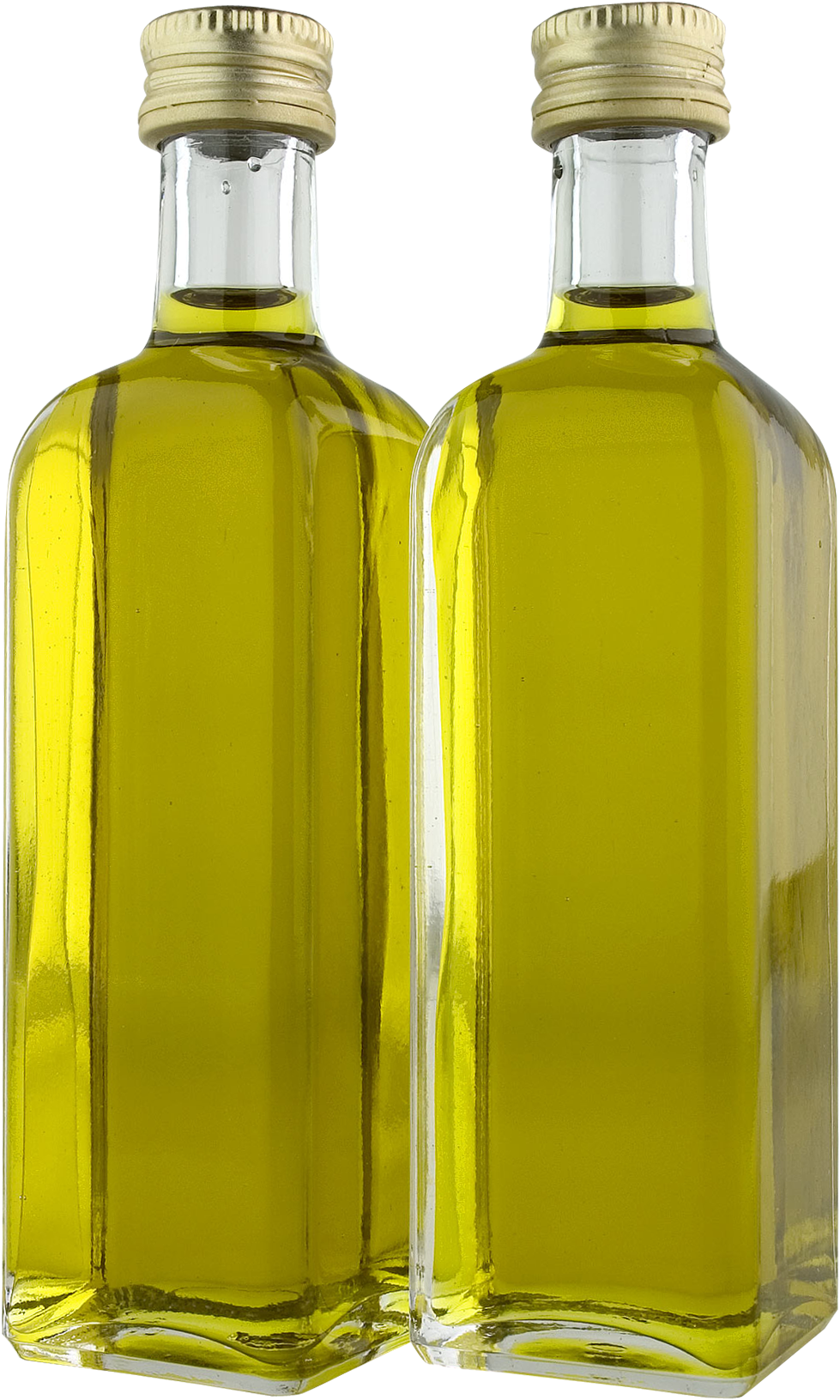 Two Bottlesof Olive Oil PNG