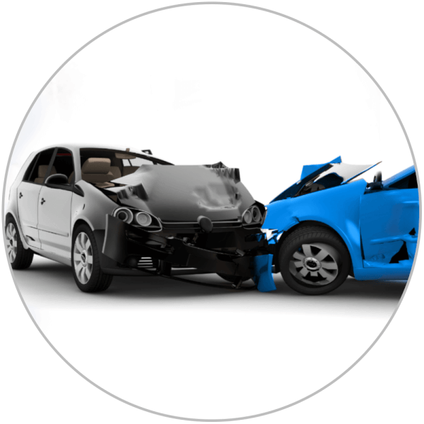 Two Car Collision Damage PNG