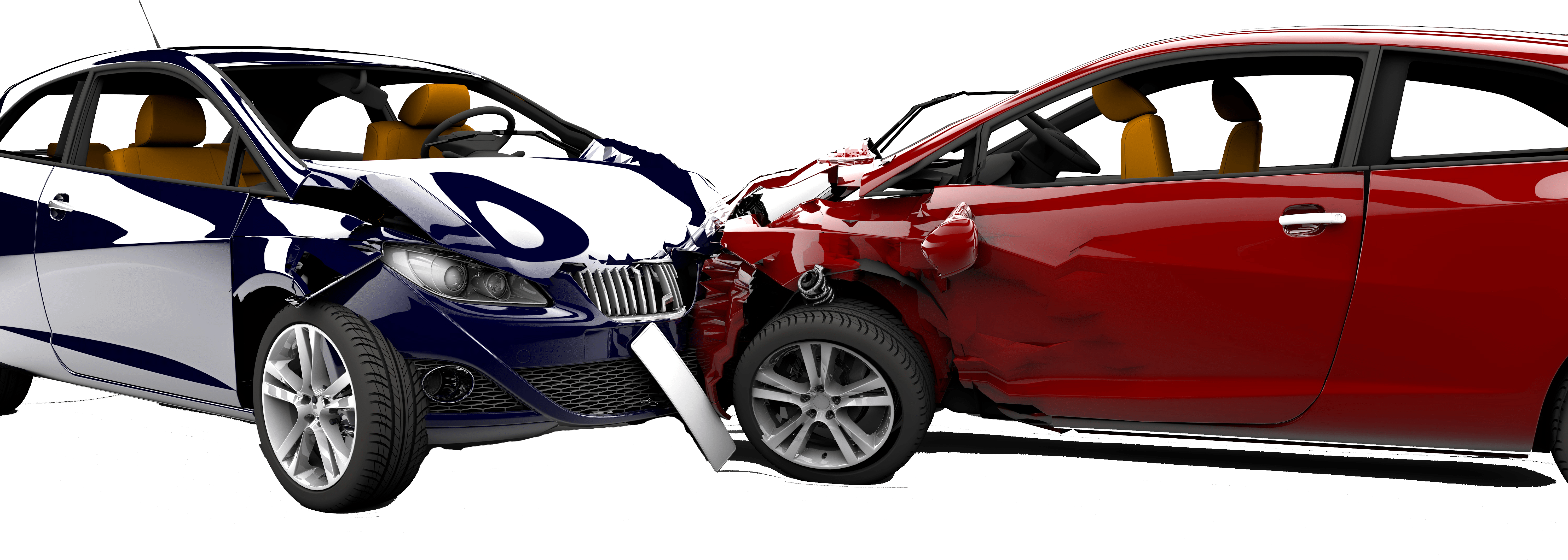 Two Car Collision Damage PNG