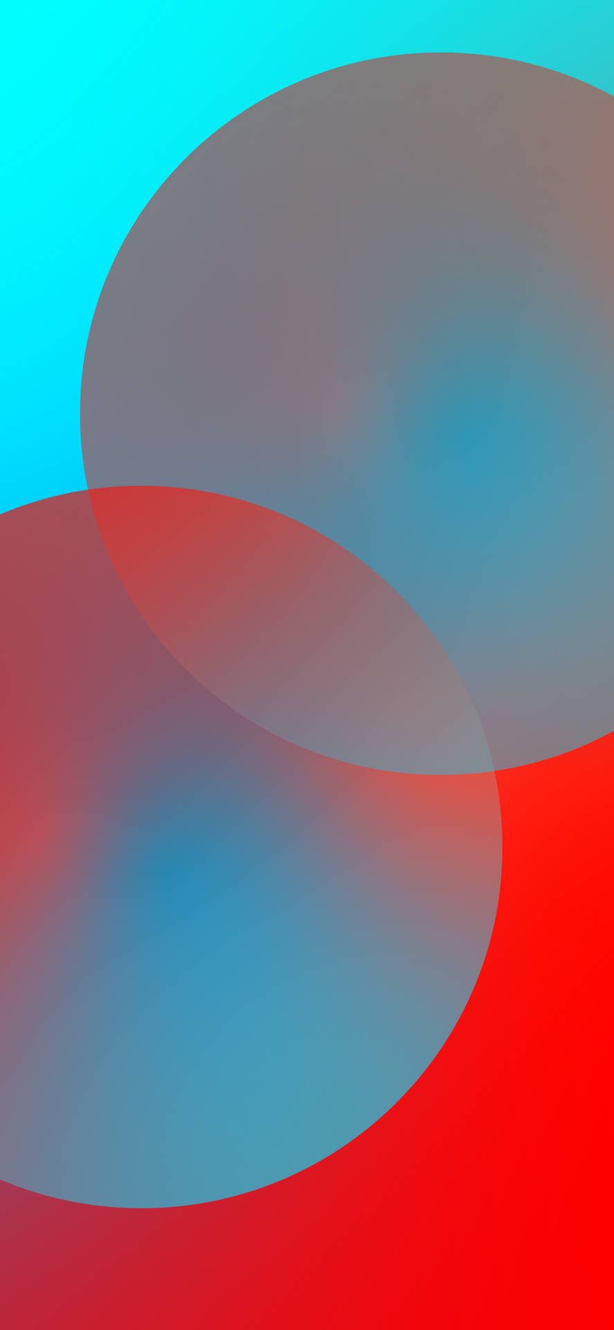 Two Circles Abstract Iphone Wallpaper