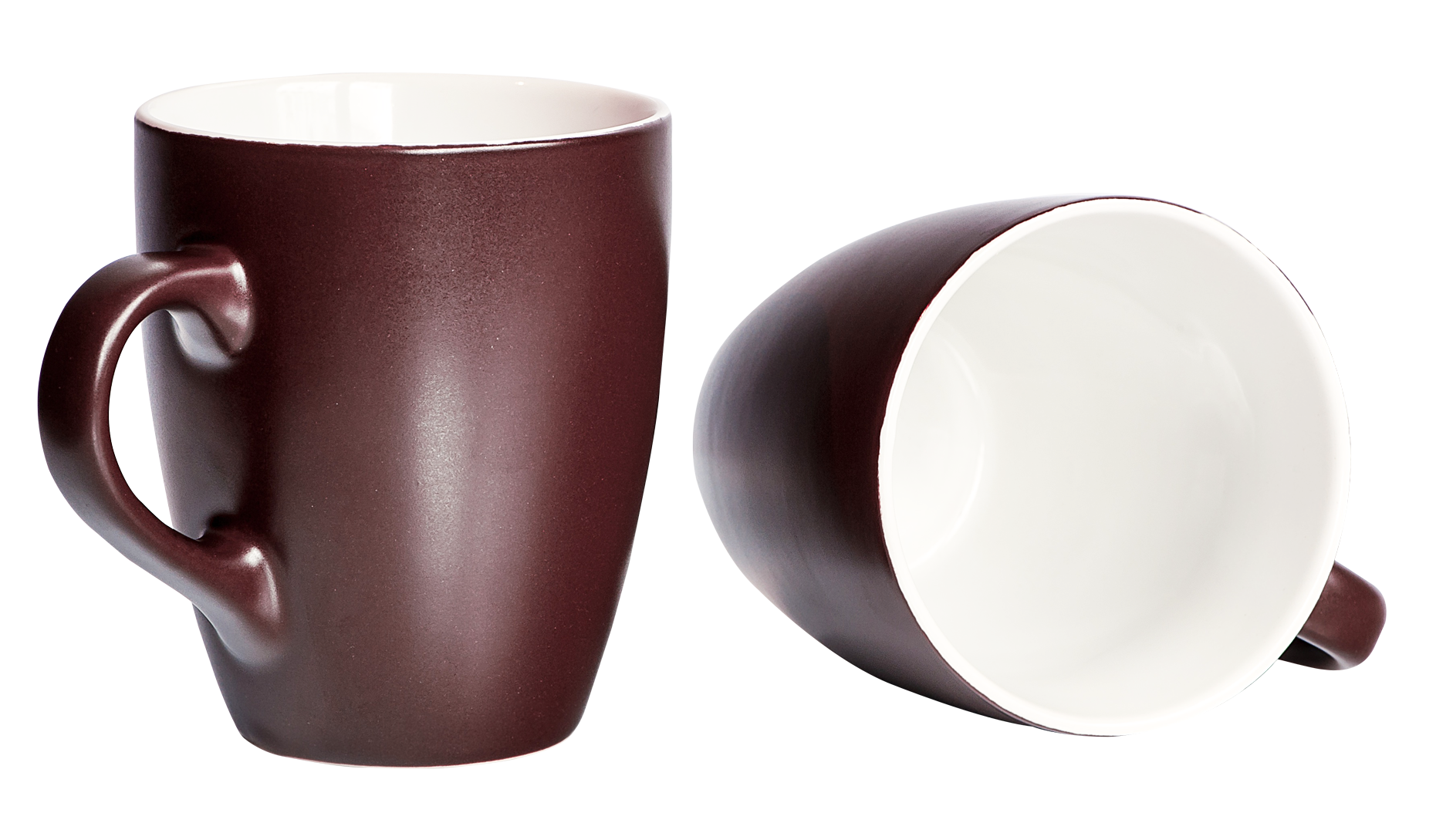 Two Coffee Mugs Isolated PNG