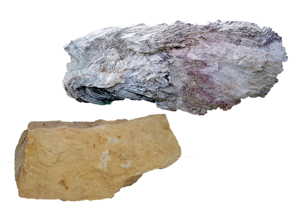 Two Contrasting Rocks Texture PNG