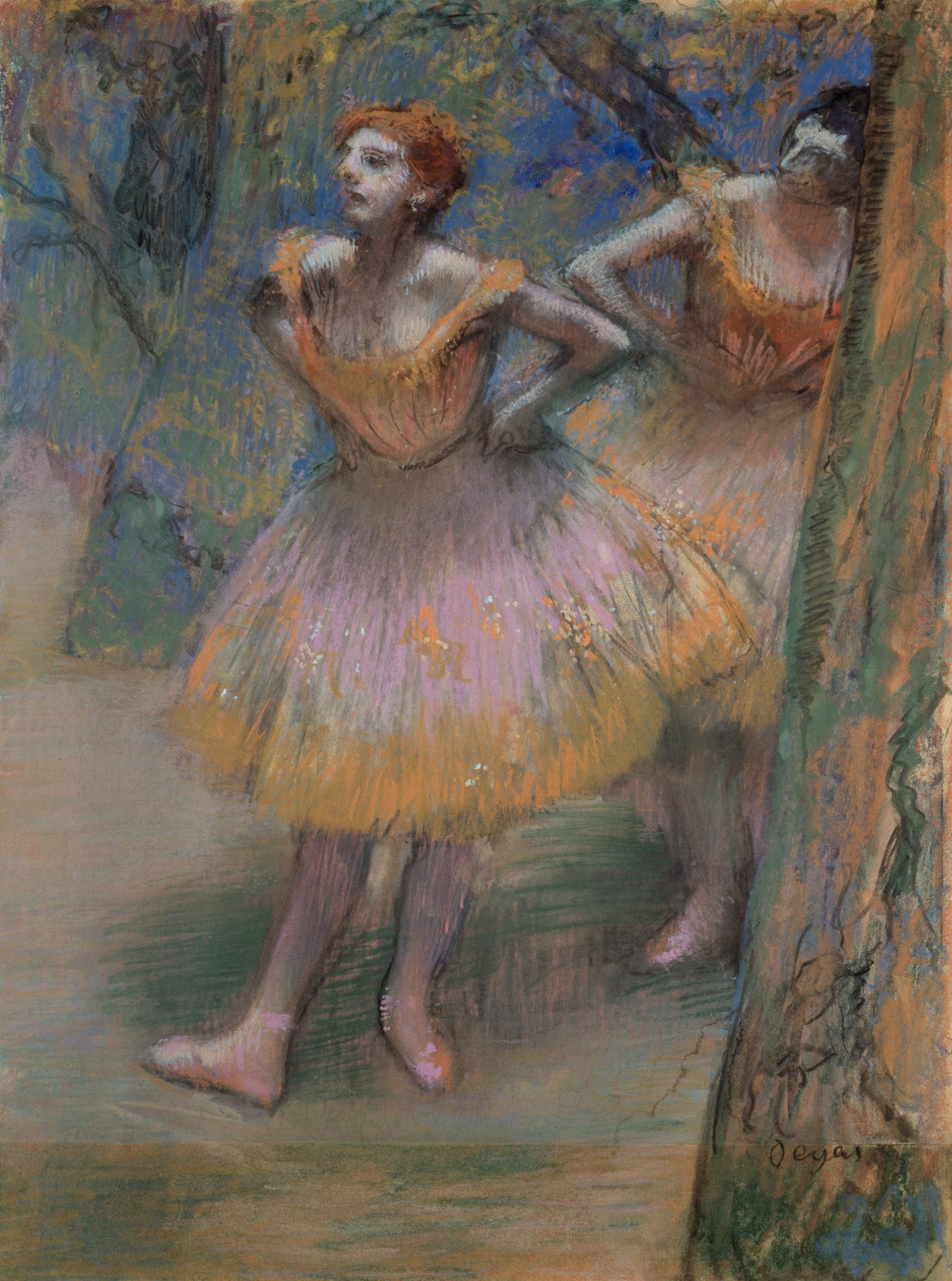 Two Dancers Wallpaper