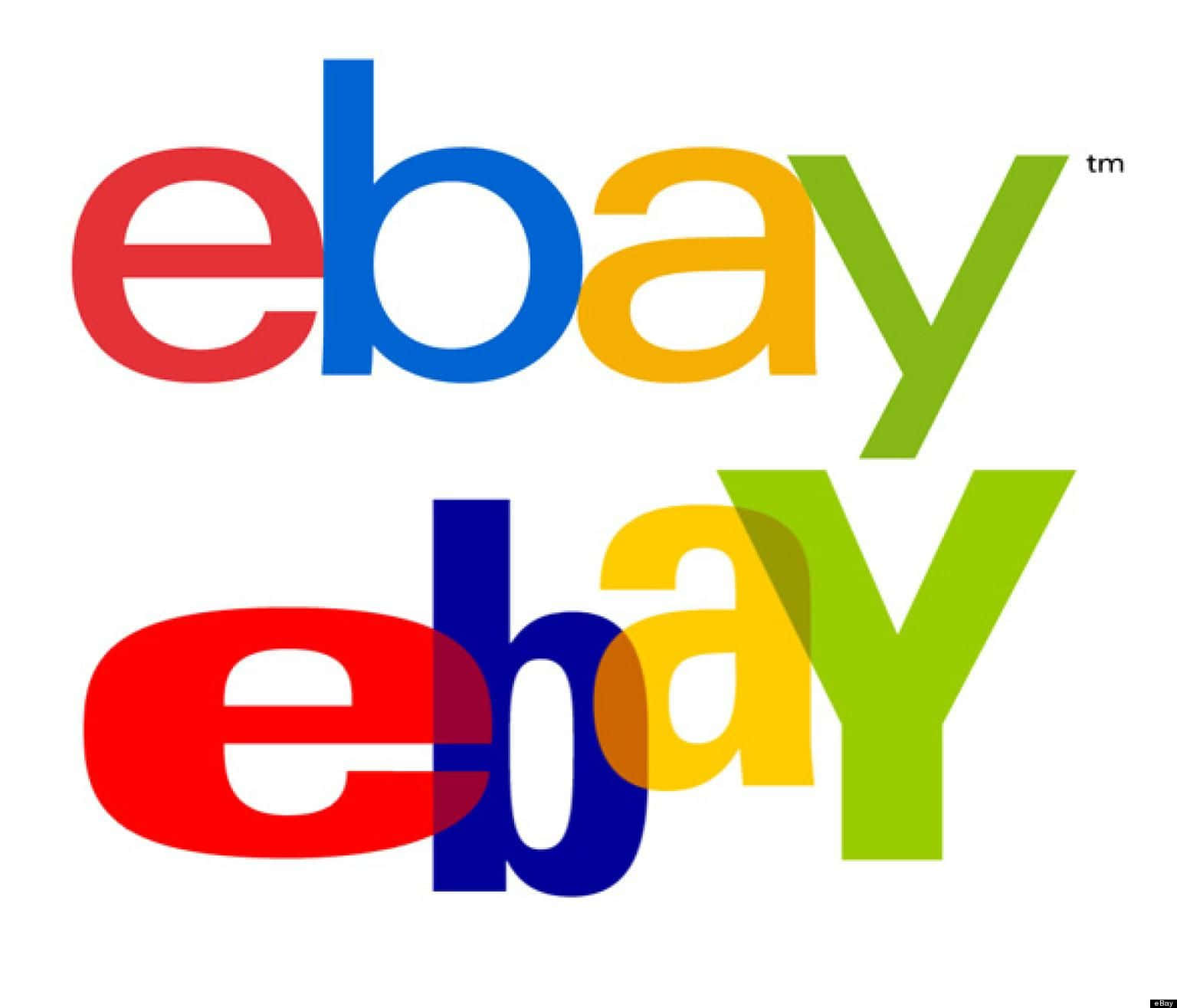 Zweiverschiedene Ebay Uk Logos Wallpaper