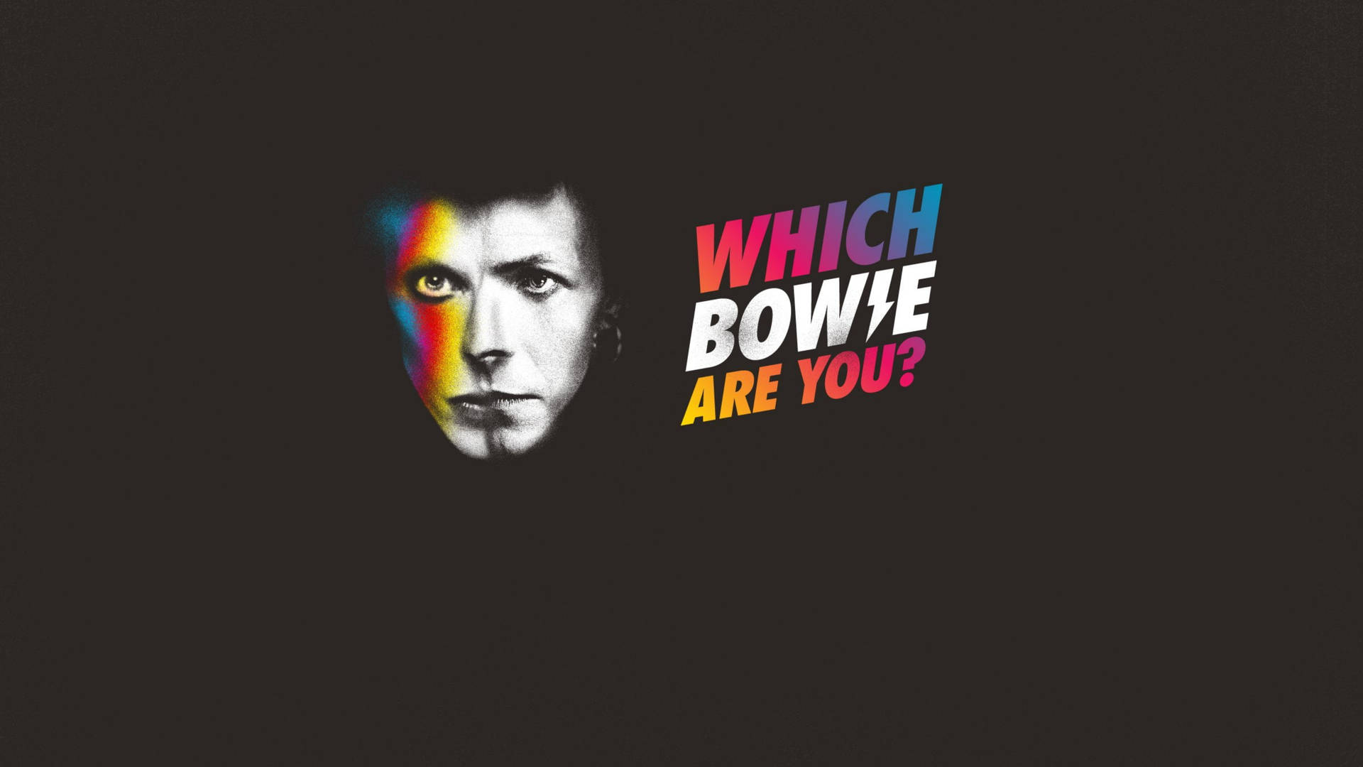 Two-faced David Bowie Artwork Background
