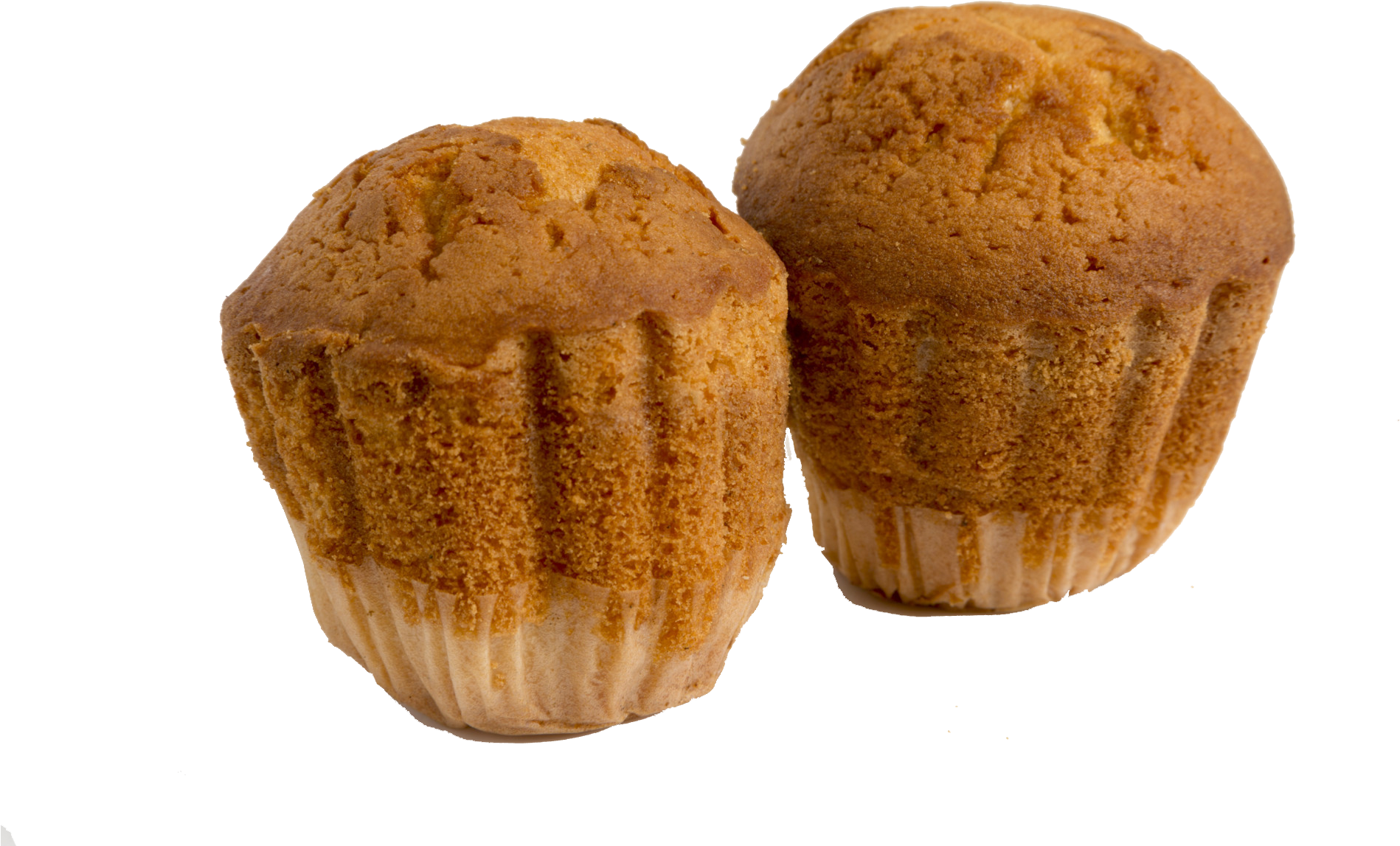 Two Fresh Muffins Transparent Background PNG