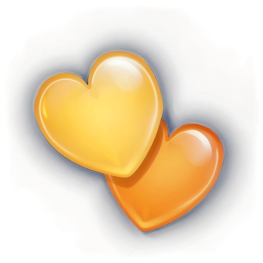 Two Hearts Emoji Png Clipart 05042024 PNG