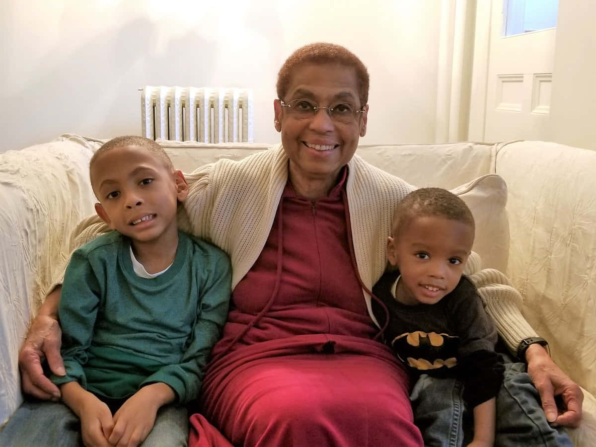 Eleanor Holmes Norton with Two Young Boys Wallpaper