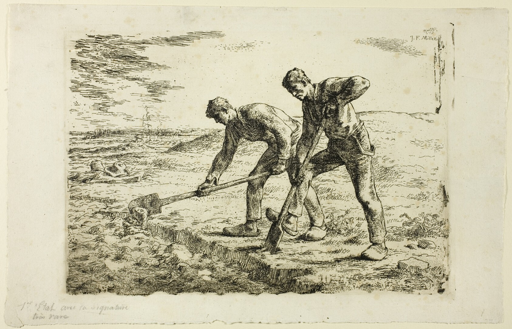 Two Men Digging Wallpaper
