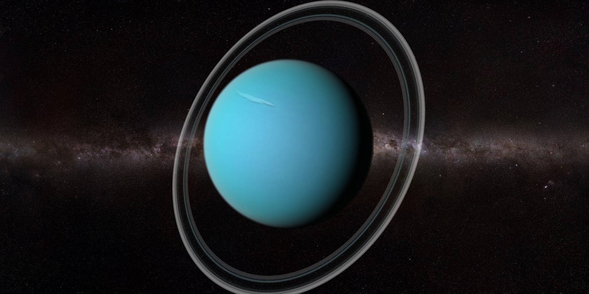To Ydre Ring Uranus Måner Wallpaper