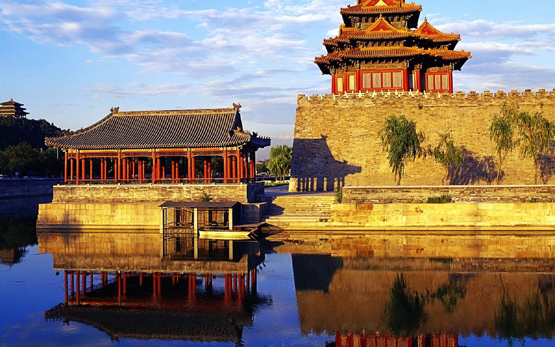 Two Palaces In Forbidden City Wallpaper