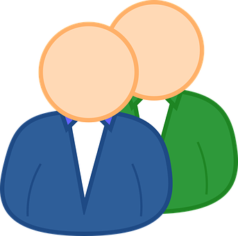 Two Person Icon Graphic PNG