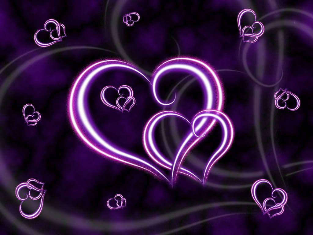 purple heart wallpaper desktop