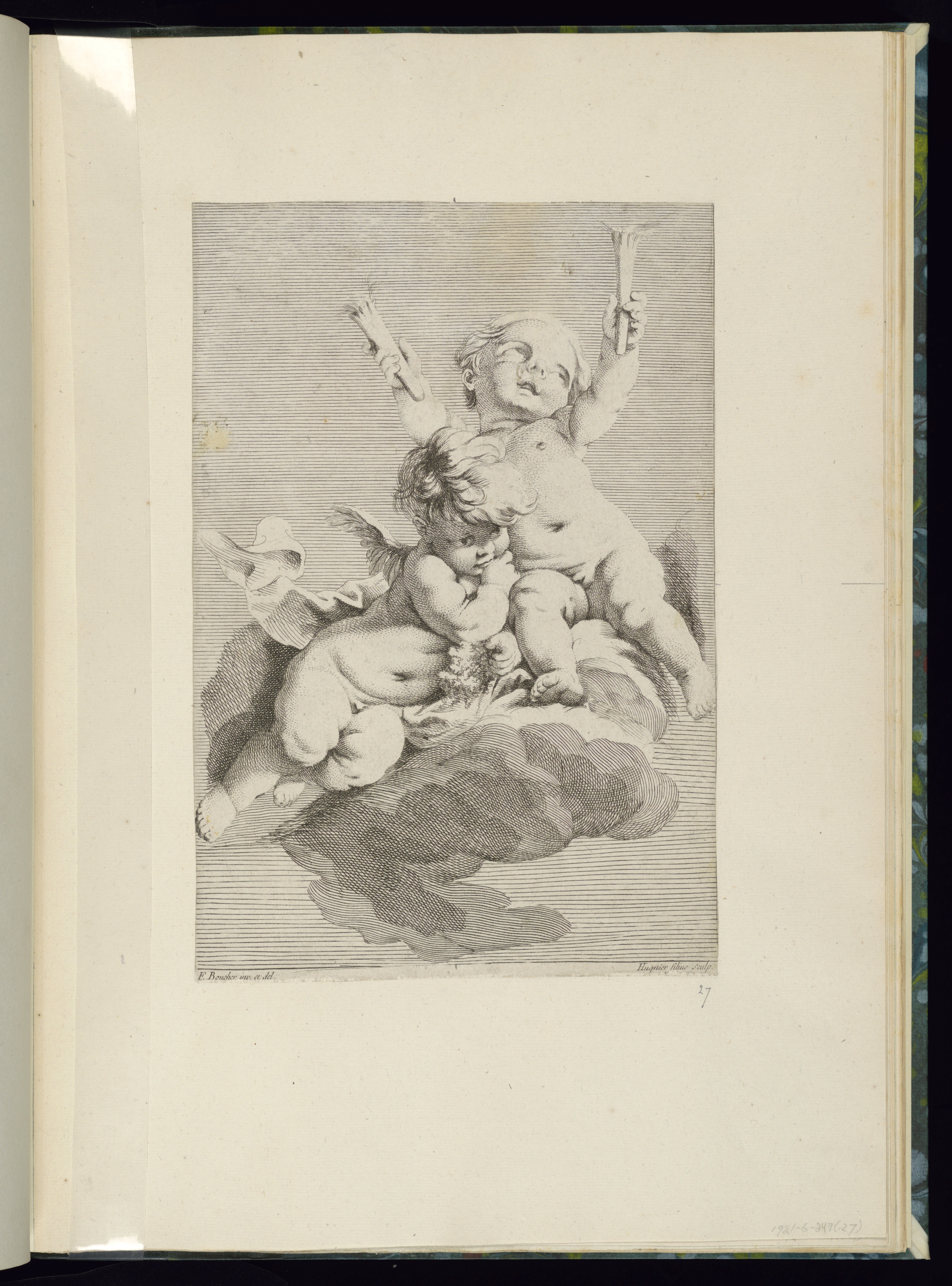 Two Putti Wallpaper