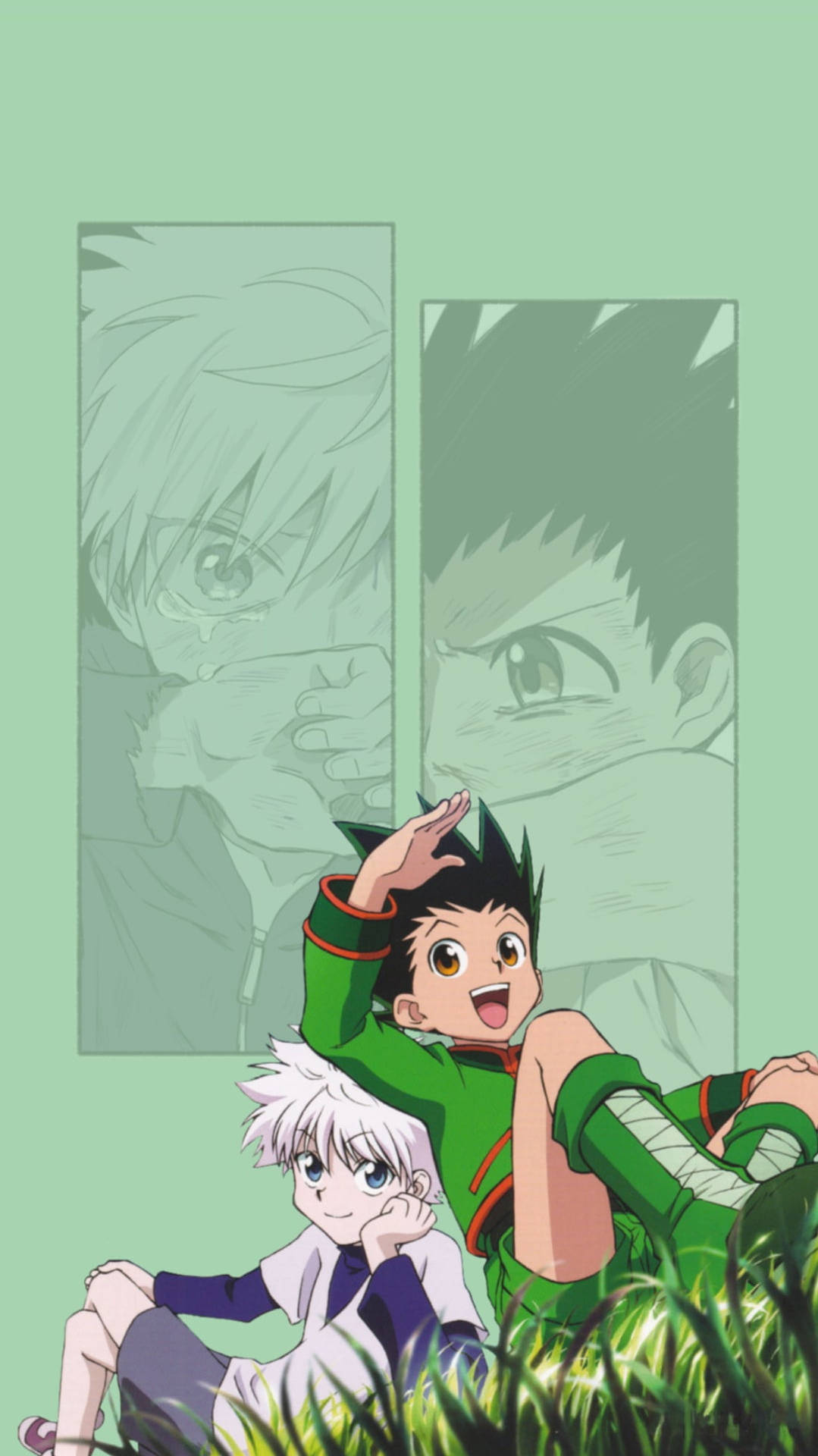 Two Sides Of Gon And Killua Wallpaper