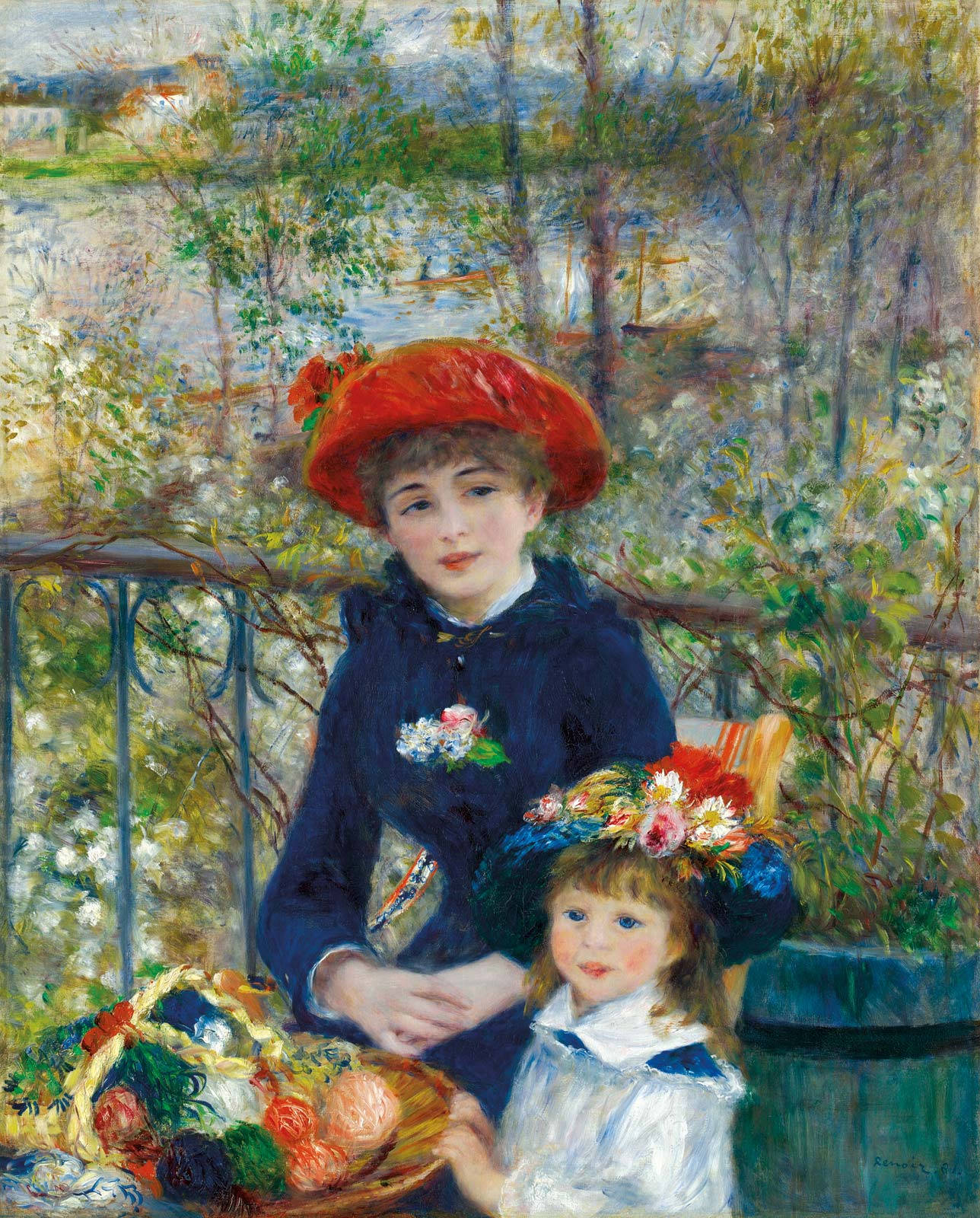 Two Sisters Renoir Wallpaper