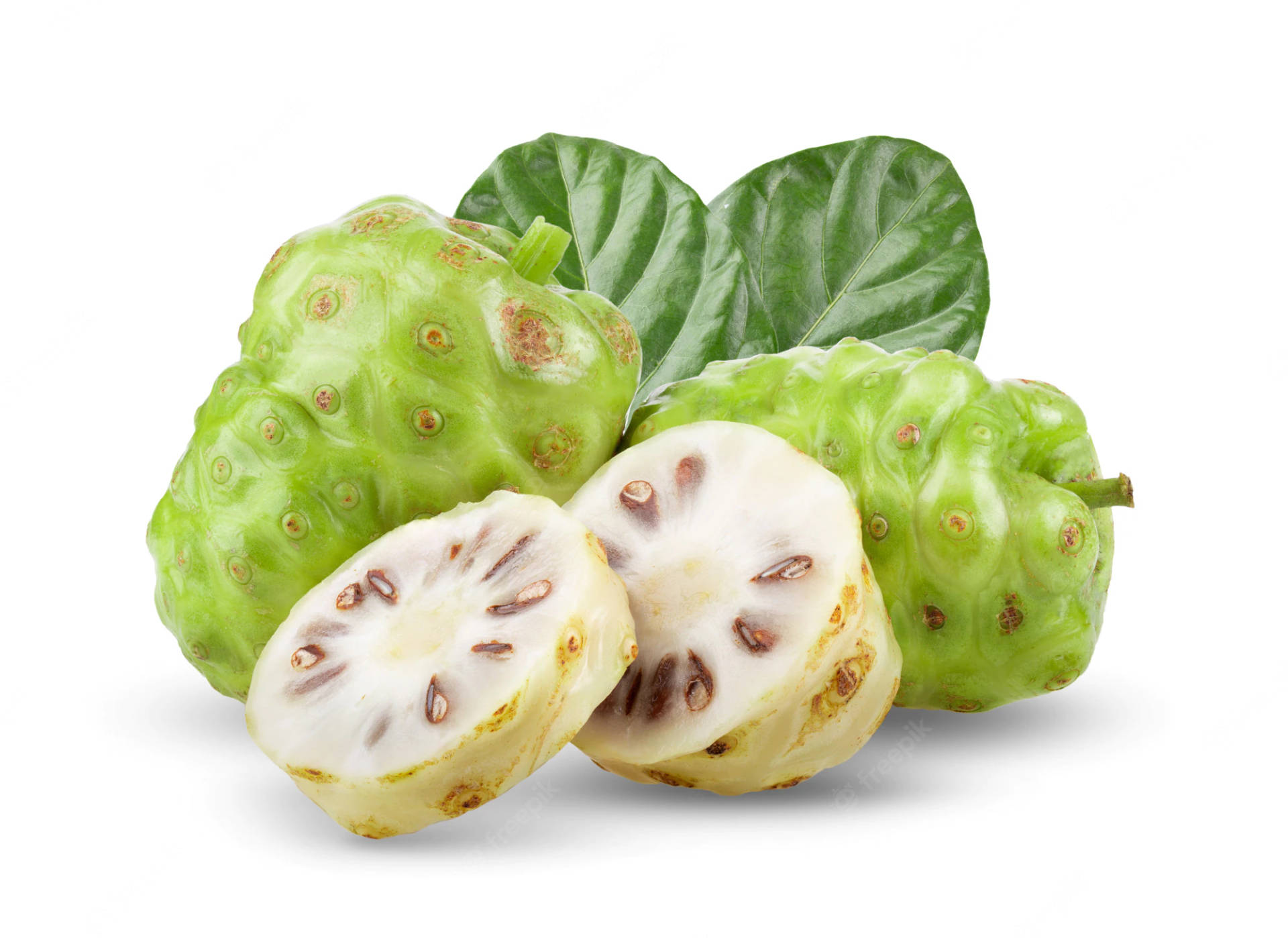 Two Slices Of Noni Fruit Wallpaper