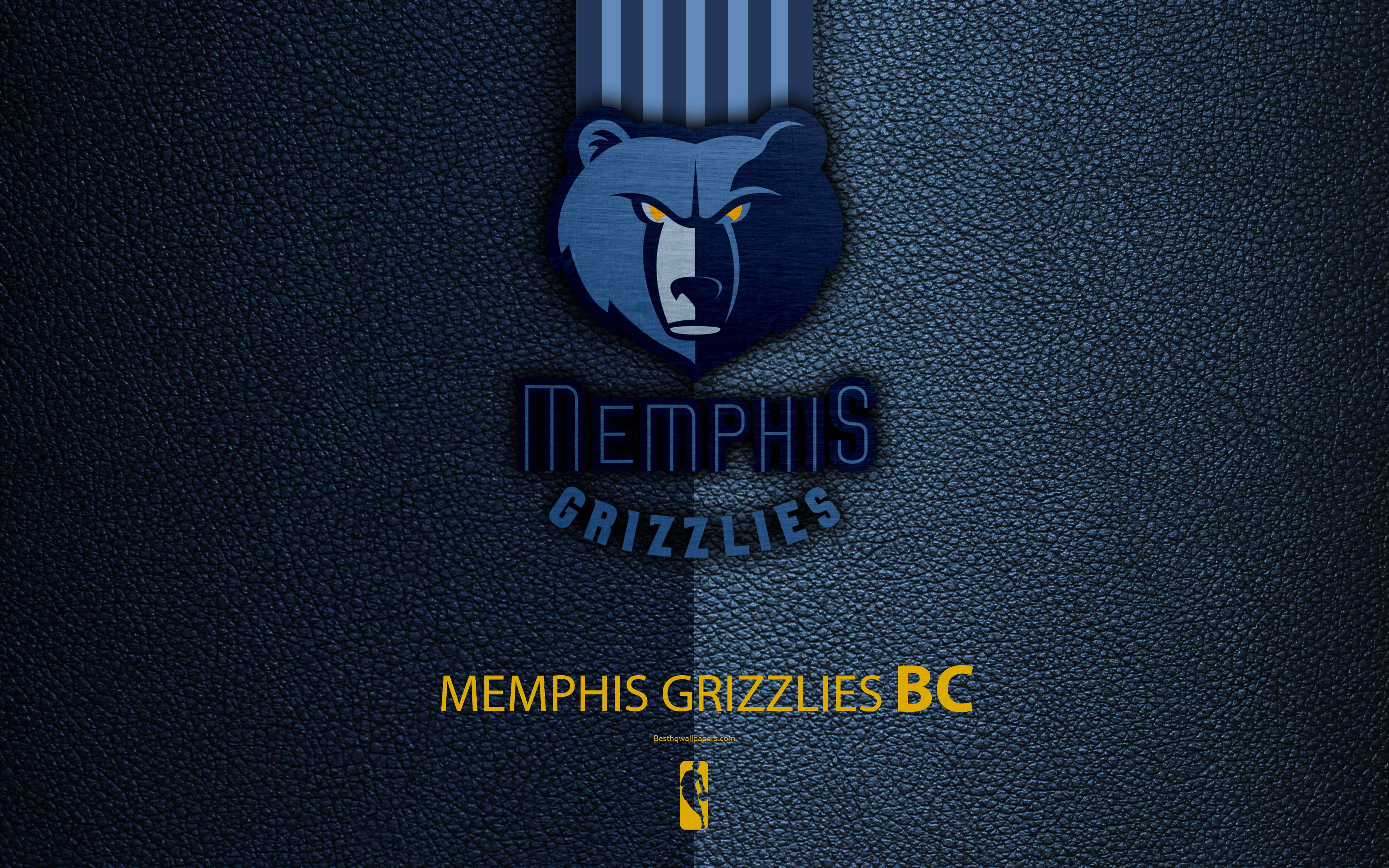 Two Tone Nba Memphis Grizzlies Logo Wallpaper