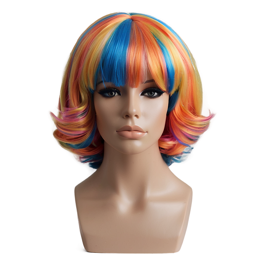 Two-tone Wig Png 05252024 PNG