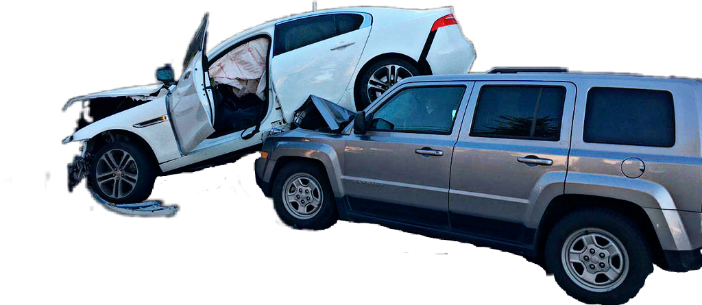 Two Vehicle Collision Damage PNG