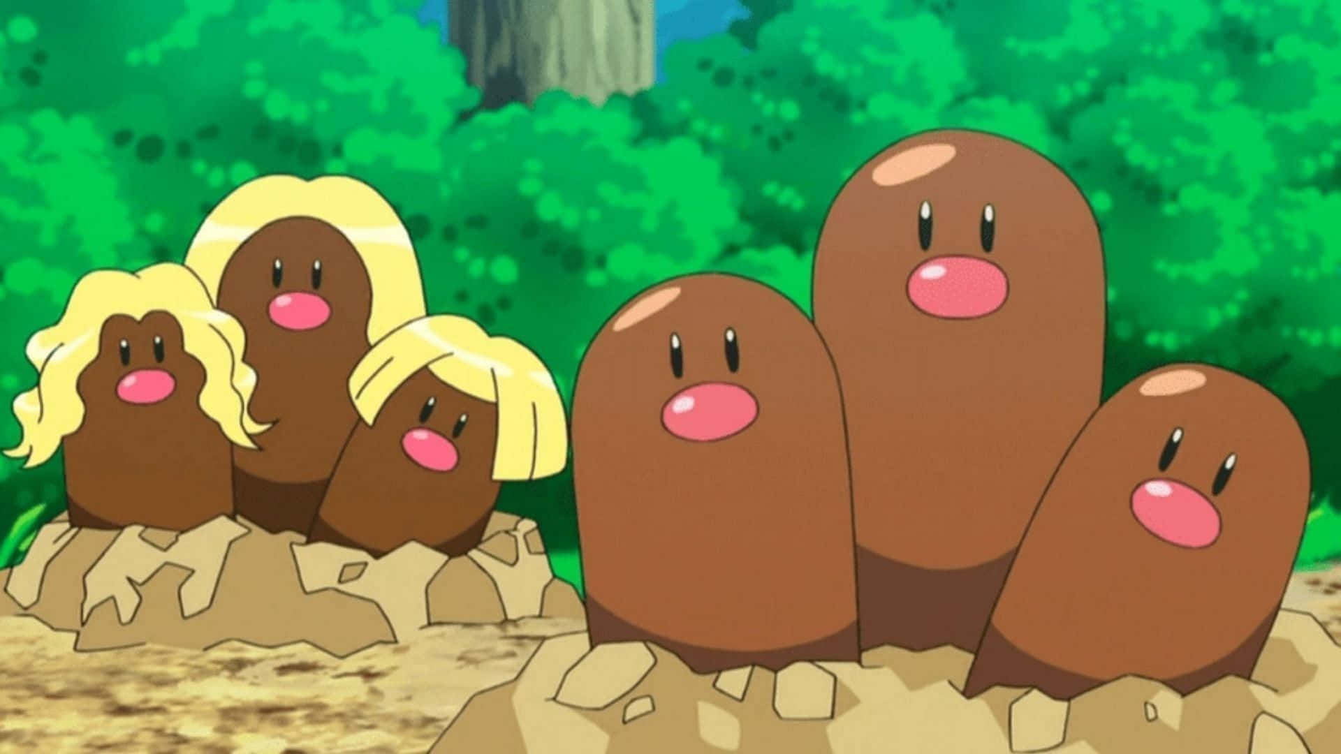Two Versions Of Dugtrio Wallpaper
