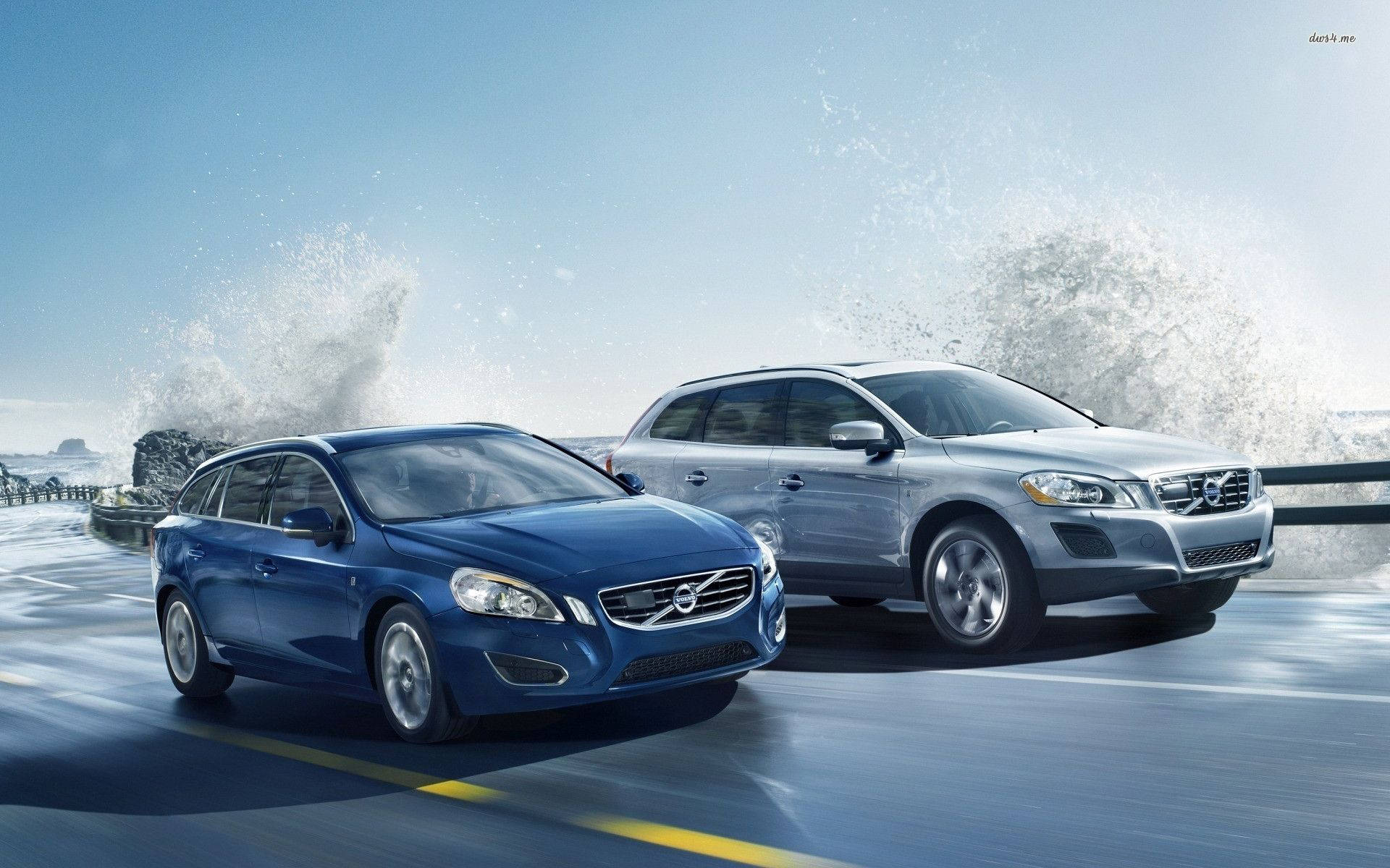 Two Volvo Cars