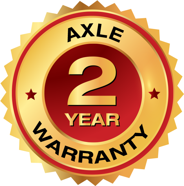 Two Year Axle Warranty Seal PNG