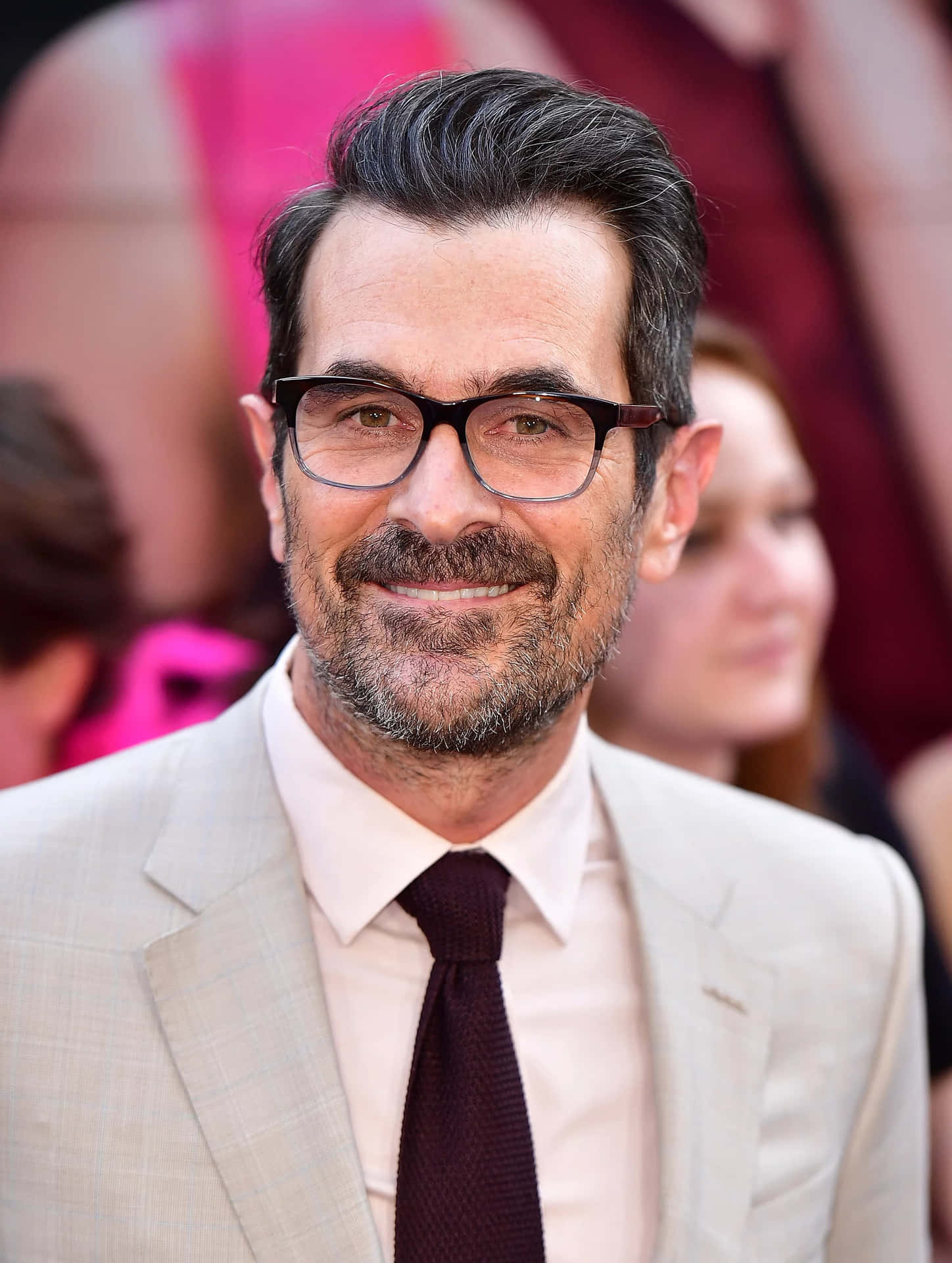 Ty Burrell Smiling at an Event Wallpaper