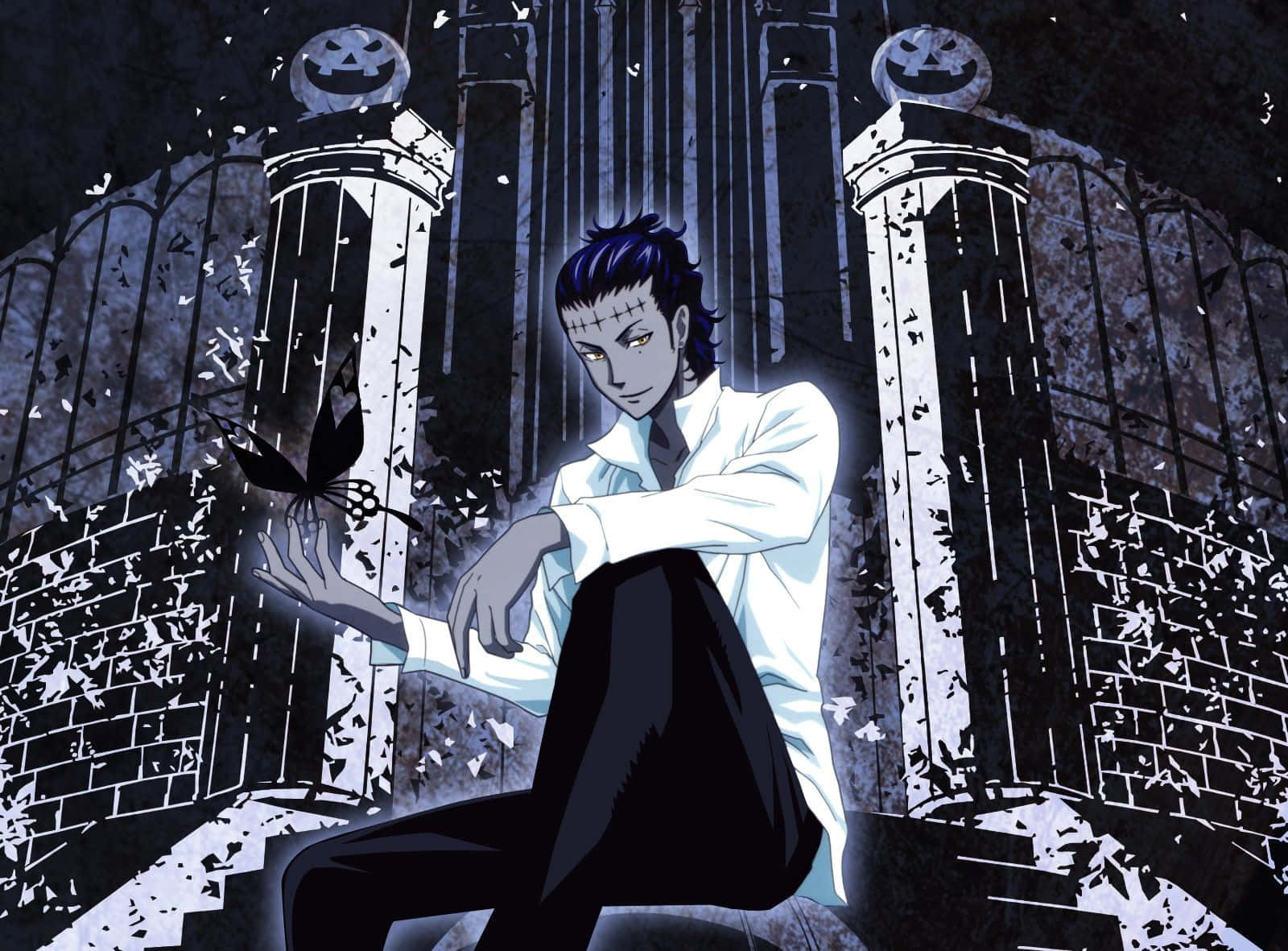 Tyki Mikk, The D.gray Man Character In His Signature Pose. Wallpaper